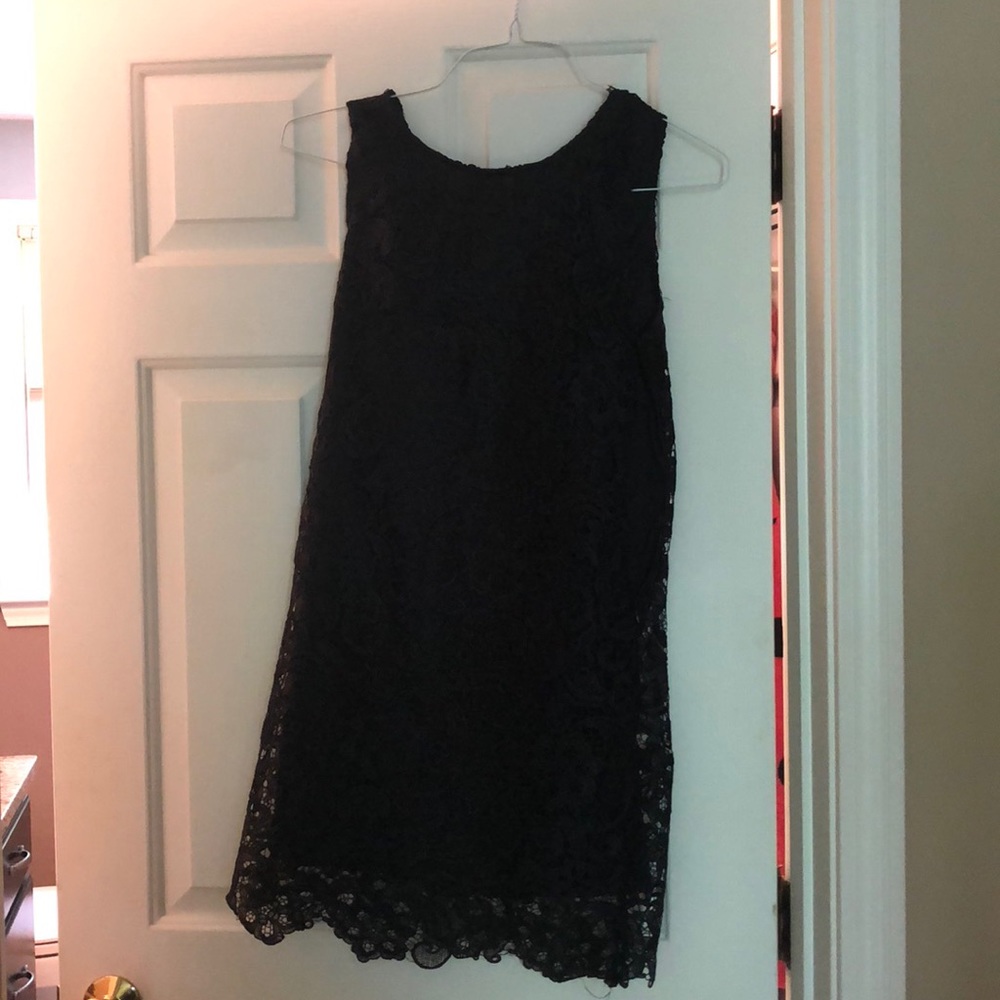 Black lace dress